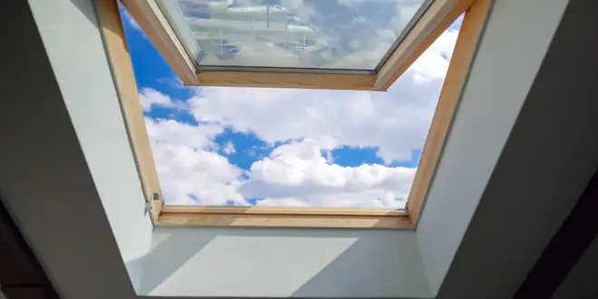 Skylight installed in a Collingwood roofline